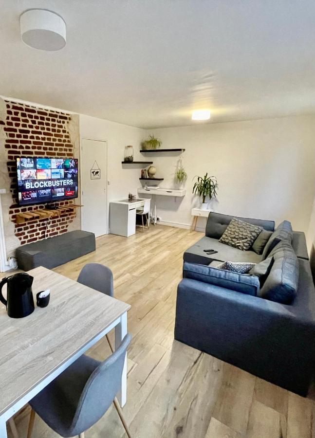 Grand T2 Au Rdc Hyper Centre Navette Et Sauna En Option Beauvais Eksteriør billede